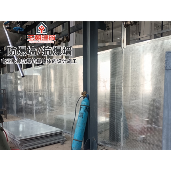 莱芜纤维复合钢板抗爆墙定制 轻质防爆墙施工安装一条龙服务